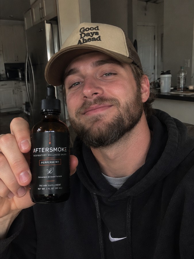Real customer using AfterSmoke