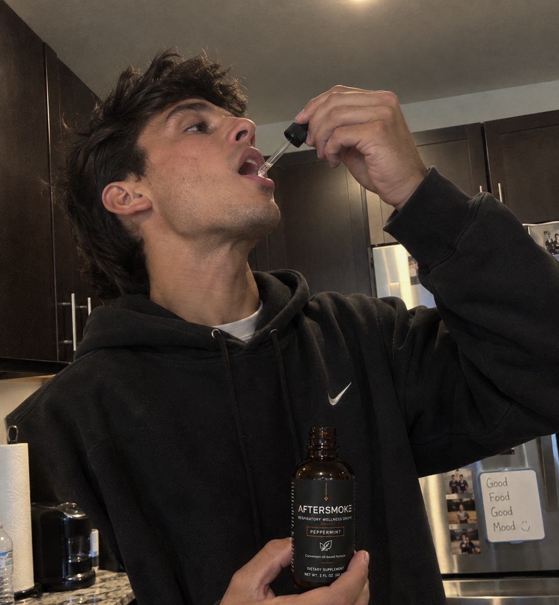 Real customer using AfterSmoke