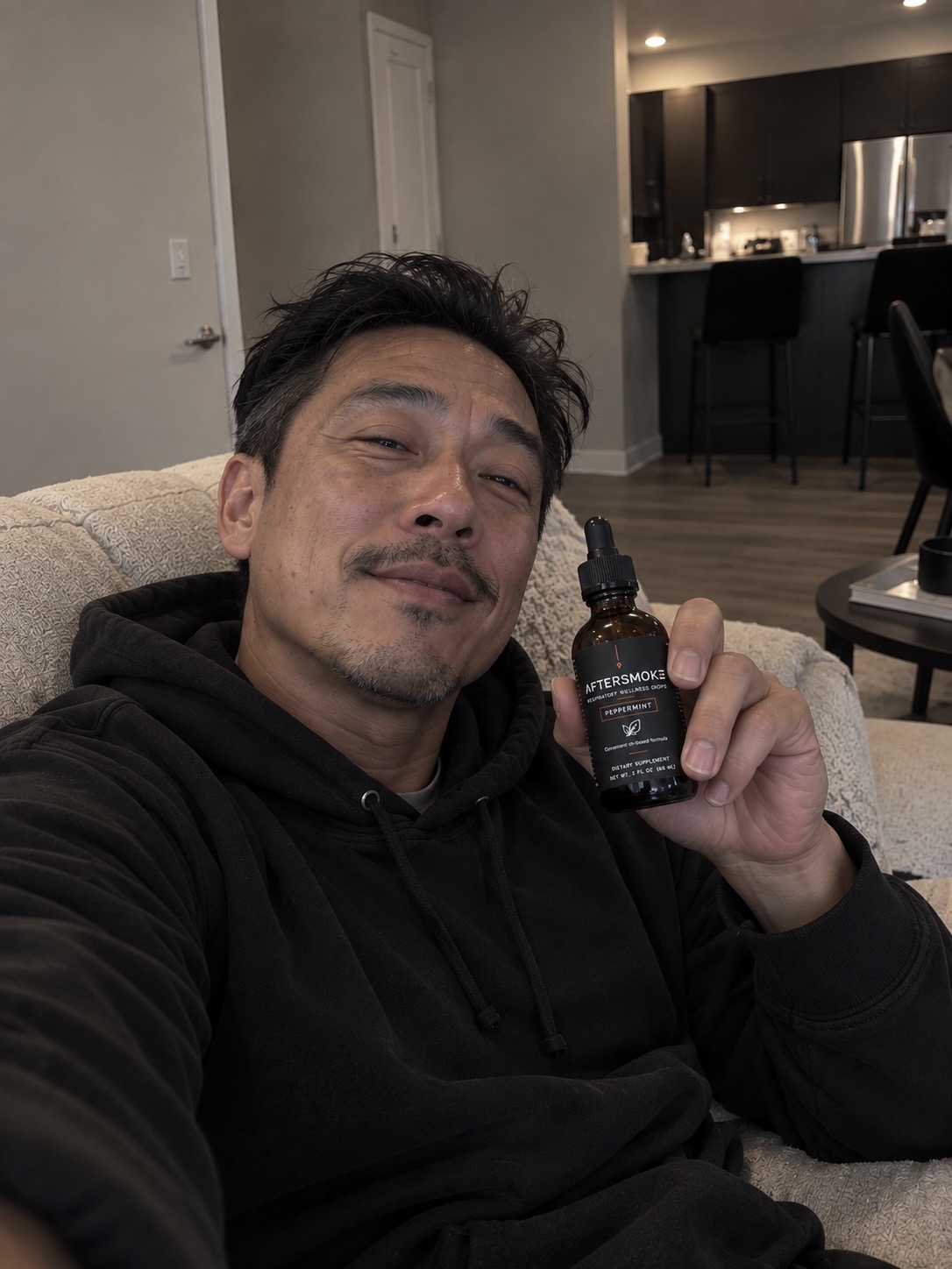 Real customer using AfterSmoke